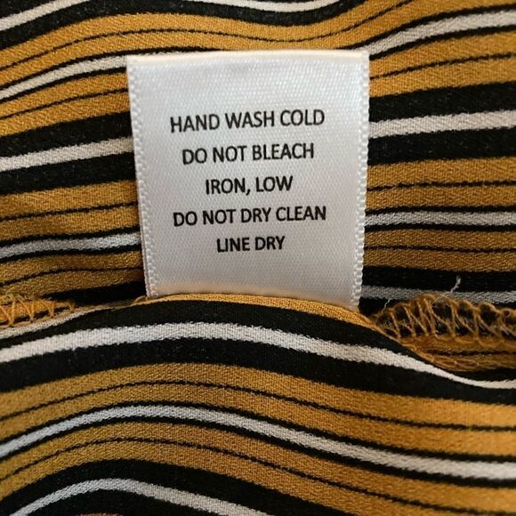 Striped tie-front blouse | L | Daisy May - Picture 7 of 7